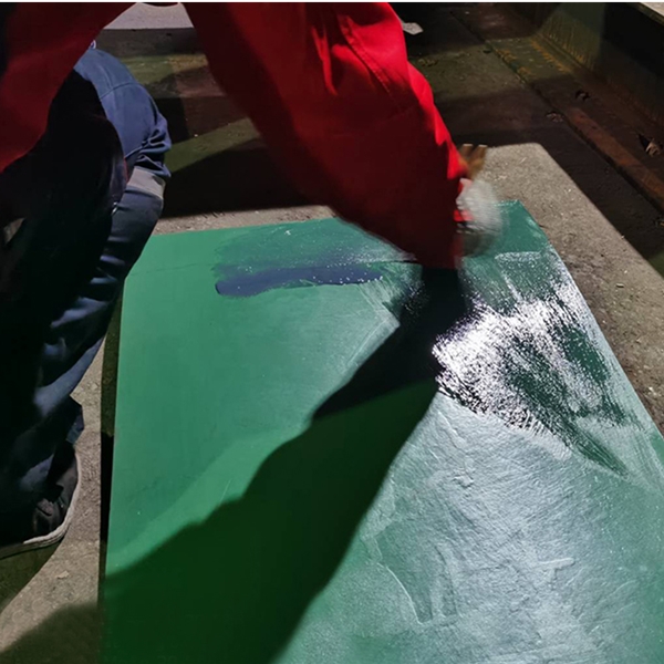 Plancha de caucho diamantado para forrado de poleas